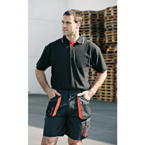 BERMUDA POL/ALG. NEGRO-NARANJA