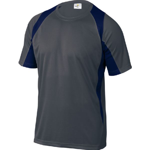 CAMISETA GRIS TRANSPIRABLE M/CORTA L