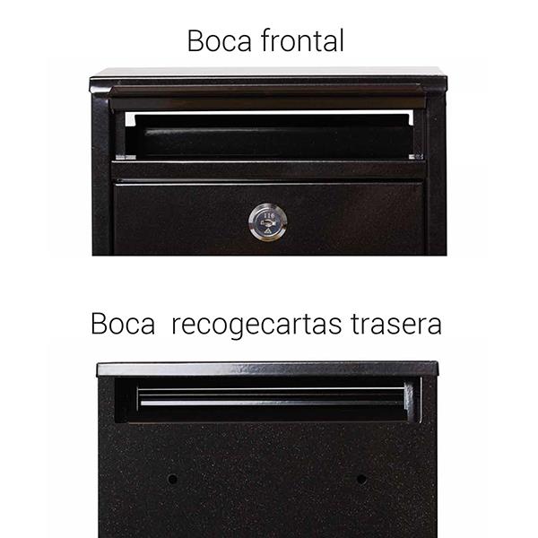 BUZON EXTERIOR ZAGUAN NEGRO -