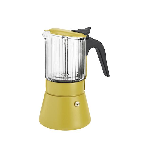CAFETERA INOX CLAIR MUSTARD 6 TZ