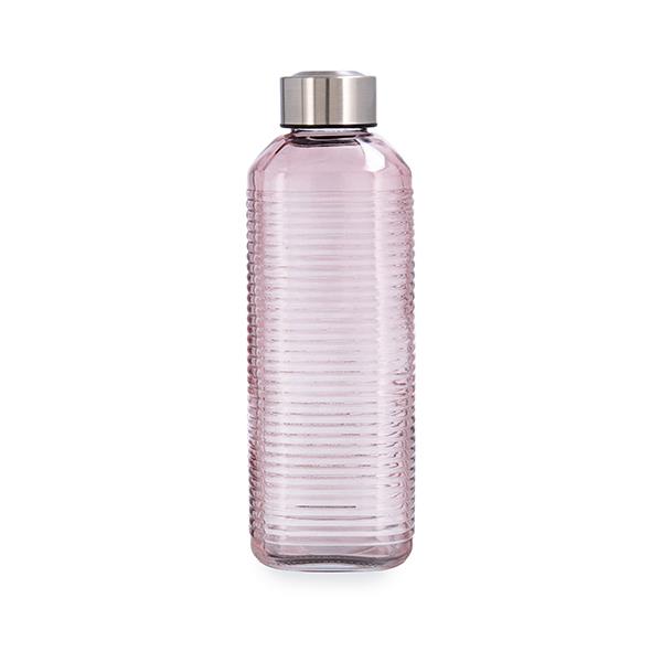 BOTELLA VIDRIO VELVET ROSA 1 L