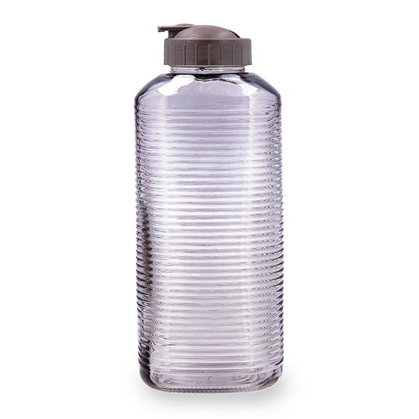 BOTELLA VIDRIO VELVET GRIS 1,8 L