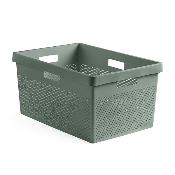 CESTA MULTIUSO 40 L VERDE SAGE 52,5X36X26