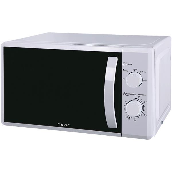 MICROONDAS GRILL 700W BLANCO CON TIRADOR 20 L