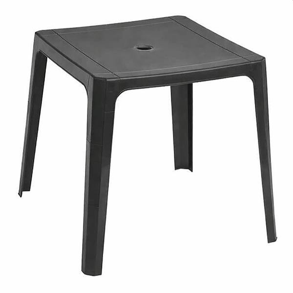 MESA BEACH BAR GRIS OSCURO 70X70 CM
