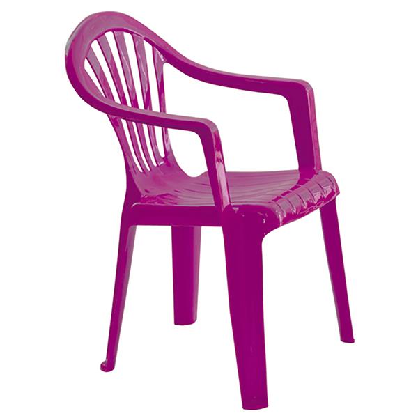 SILLON RESINA INFANTIL FUCSIA -