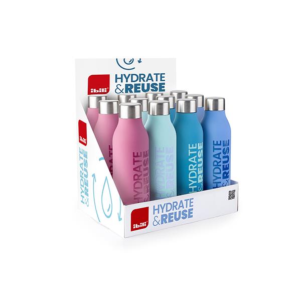 BOTELLA TERMO INOX HYDRATE DOBLE PARED 500 ML