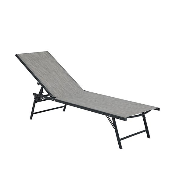 TUMBONA RELAX ACERO 5P GRIS