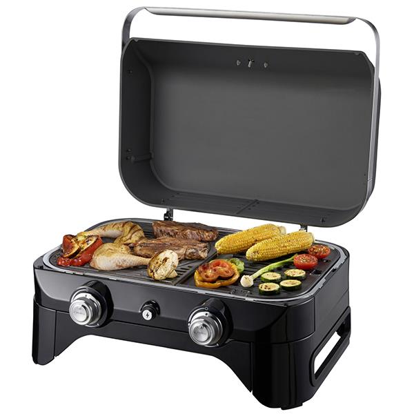 BARBACO A GAS 2 QUEMADORES 5000 W