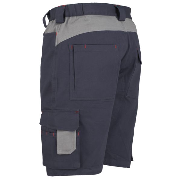 BERMUDA ALGODON STRETCH AZUL S