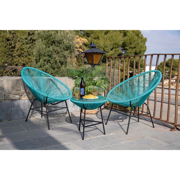 CONJUNTO BALCON AZUL 46X46X45