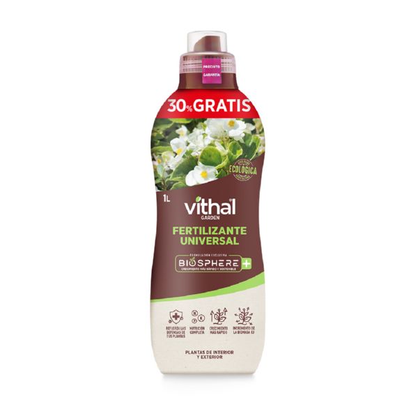 FERTILIZANTE LIQUIDO UNIVERSAL BIOSP.PLUS 1 L