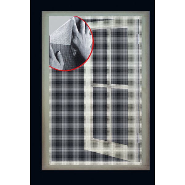 MOSQUITERA CON VELCRO NEGRO 130X150 CM