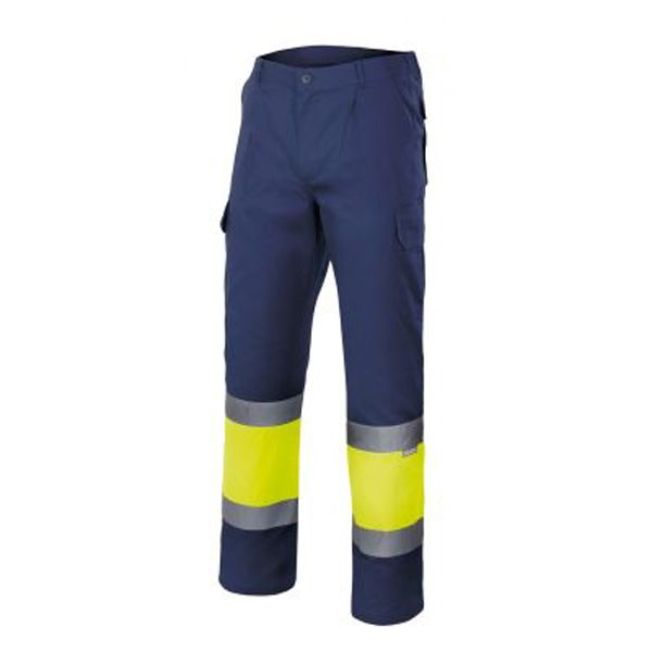 PANTALON A.VISIBILIDAD AZUL L