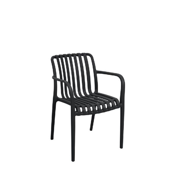 SILLON PP NEGRO EOS 56X58X81