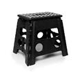 TABURETE MULTIUSO PLEGABLE NEGRO 49X37X46