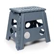 TABURETE MULTIUSO PLEGABLE GRIS 49X37X46