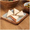 PLATO MADERA ESMALTADO RAYAS 20X20 CM