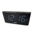 RADIO RELOJ, PROYECTOR 20 MEMORIAS, NEGRO, 2 ALARM