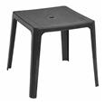 MESA BEACH BAR GRIS OSCURO 70X70 CM