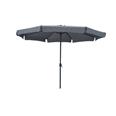 PARASOL ALUMINIO GRIS 3,5 M