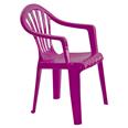 SILLON RESINA INFANTIL FUCSIA -