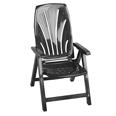 SILLON RESINA 4P ANTRACITA -