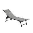 TUMBONA RELAX ACERO 5P GRIS