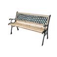 BANCO MADERA / HIERRO FORJADO 123X53X74