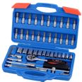 LLAVE VASO JGO 46 PZ+CARRACA 1/4 PROFER PT0085