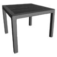 MESA RATAN TOPO ANTRACITA 80X80X72