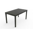 MESA RESINA ANTRACITA SUMATRA 137X78CM