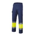 PANTALON A.VISIBILIDAD AZUL L