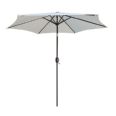 PARASOL ALUMINIO BEIGE 2.5 M