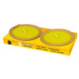 VELA C/CITRONELA TERRACOTA PEQ 2U -
